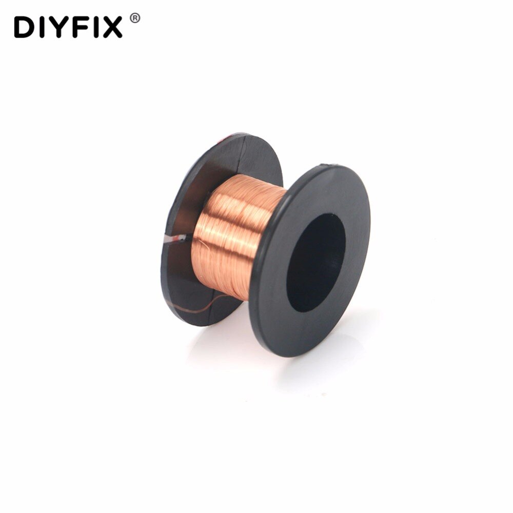 DIYFIX 0.02mmx50m PCB ũ ̾   ̾    Ĩ     /DIYFIX 0.02mmx50m PCB Link Wire Copper Soldering Wire Jump Line for iPhone Chip